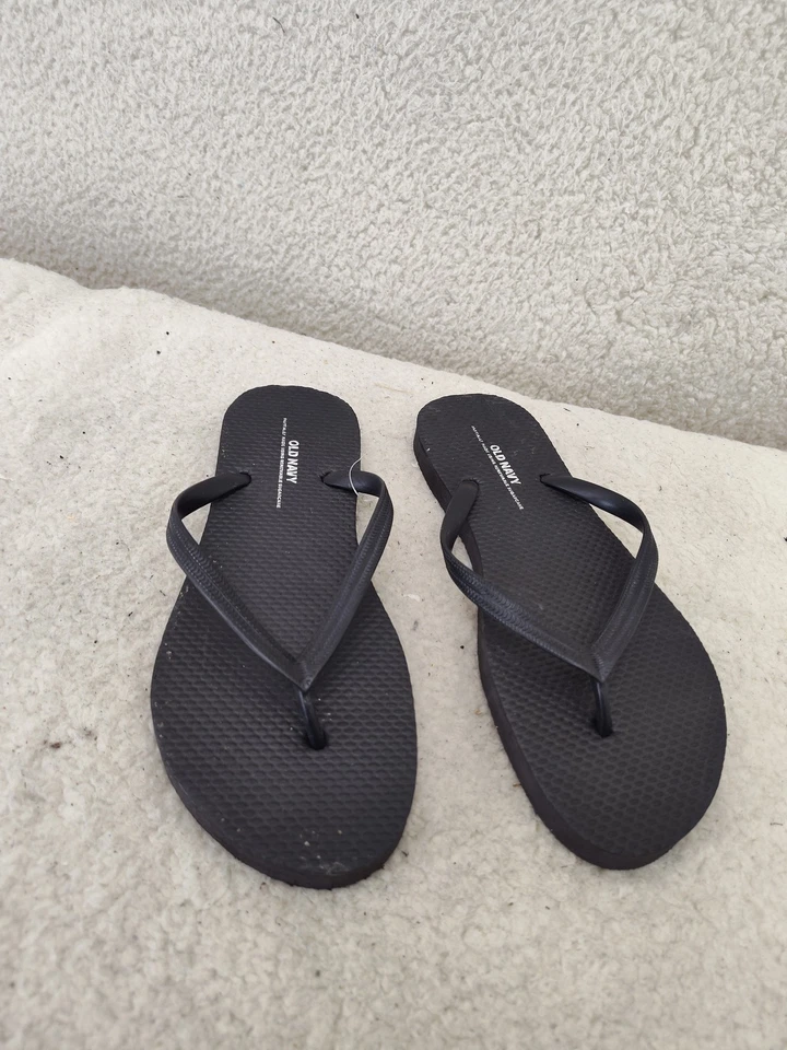 Sandalias chanclas antiguas azul marino para hombre 6 negras clásicas informales verano playa piscina zapatos Foto 1 de 4