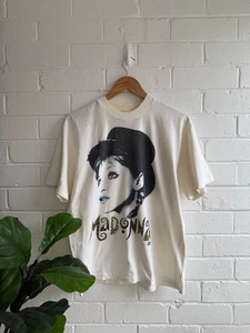 Vintage 1993 Madonna Girlie Show Tour T-Shirt White Single Stitch Tee Sz S RARE - Picture 1 of 4