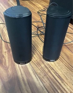 Dell AX210 USB Stereo Speaker System for PC - Black (‎464-7184) - Picture 1 of 5