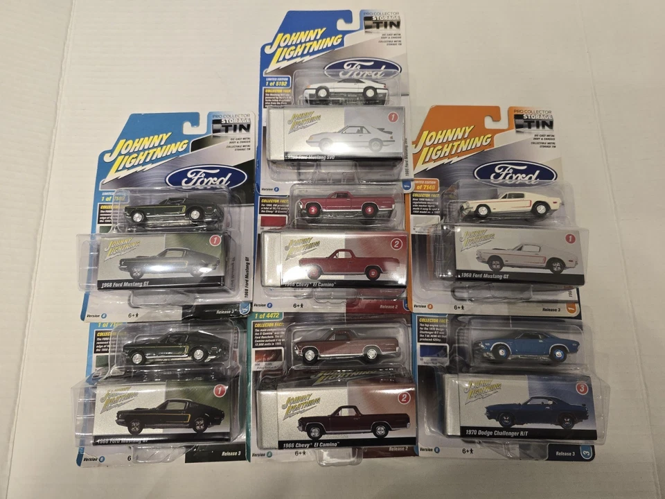 Johnny Lightning Storage Tin Lot - Image 1 of 1