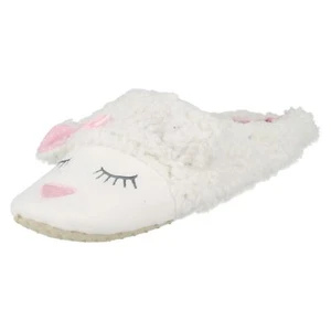 Mädchen X2r050 cremefarbene Schaf Slipper Hausschuhe von Eaze £6,99 - Bild 1 von 10