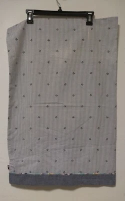 Tommy Hilfiger Azul Blanco Pin Rayas Mono Estándar Funda de Almohada Denim a Cuadros Nueva Sin Etiquetas  Foto 1 de 4