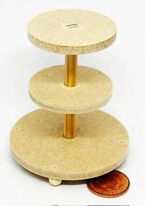 Dolls House Wooden 3 Tier Shop Display 1:12 Scale Miniature Accessory Tumdee - Picture 1 of 7