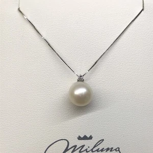 collana Miluna perle e diamante - Imagen 1 de 4