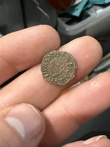 1625 - 1634 Carlo I Farthing irlandese martellato (21943) - Foto 1 di 3