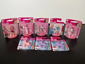 Barbie 8 Teile Lot Mini Figuren Cake Topper Mattel Micro Dreamtopia Einhörner - Bild 1 von 11