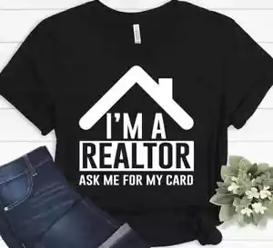Funny Real Estate Agent Gift Idea Realtor Life Closing Sold T-shirt - Picture 1 of 9
