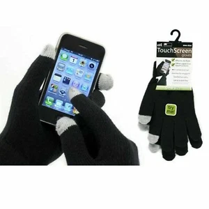 Mens Winter Warm Smartphone TouchScreen Gloves Stretch Comfortable Snug Fit  - Picture 1 of 2