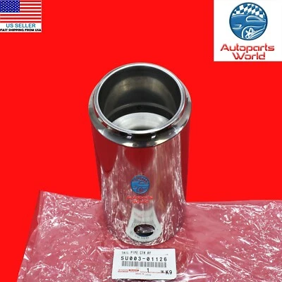 GENUINE TOYOTA JDM 13-20 FR-S 86 BRZ 4.2” EXHAUST MUFFLER TAIL TIP SU003-01126 - Image 1 of 3