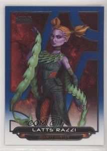 2018 Topps Star Wars Galactic Files Reborn Blue Latts Razzi #ACW-35 0ad