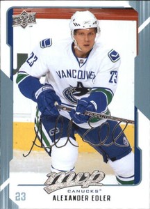 2008-09 Upper Deck MVP Canucks Hockey Card #284 Alexander Edler