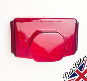 LUCAS STYLE 917 REAR LAMP LENS - BSA NORTON TRIUMPH - 54584930, 06-8058 - Picture 1 of 7