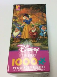 Rompecabezas de 1000 piezas Disney coleccionable con póster Blancanieves y enanos, nuevo T1183 - Imagen 1 de 12