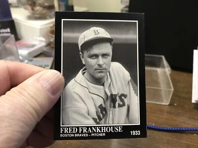 THE SPORTING NEWS #498 FRED FRANKHOUSE CONLON COLLECTION 1992 BOSTON BRAVES - Image 1 of 2