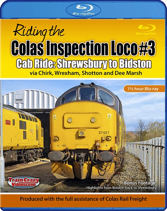 Riding the Colas Inspection Loco #3 - Cab Ride: Shrewsbury to Bidston *Blu-ray - Image 1 of 1