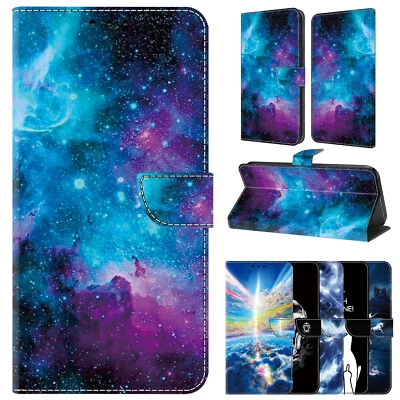 Leather Printed Wallet Cover Case For Xiaomi 12T 13T Pro 13 Ultra 12 11T Pro - Image 1 of 4