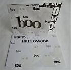 Halloween Card. Ghosts - Boo! Black & White.  Handmade Originals. 15 X 22Cm.