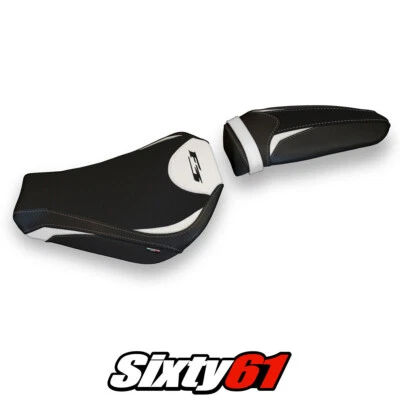 MV Agusta F3 2012-2021 2022 2023 2024 2025 Seat Cover Tappezzeria White Black - Image 1 of 4