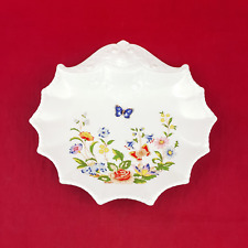 Aynsley Cottage Garden Flowers & Butterflies - Shell-shaped Large Plate OP 3052