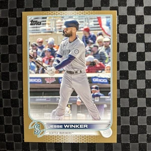 2022 Topps Update Gold #US3 Jesse Winker Seattle Mariners #'d 1606/2022 - Picture 1 of 2