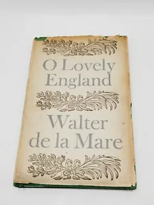 Vintage 1956 O schönes England Walter De La Mare Hardcover Buch beschriftet von Frau - Bild 1 von 24