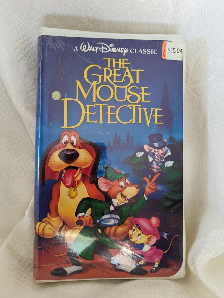 Walt Disney’s The Great Mouse Detective - VHS - SEALED- Brand New Black Diamond - Image 1 of 4