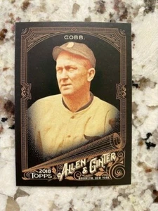 2018 TOPPS ALLEN GINTER X BASEBALL BASE CARD DETROIT TIGERS TY COBB #290 - Picture 1 of 1