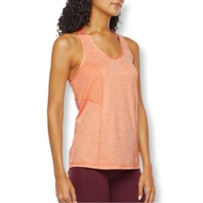 NEW Xersion Coral Orange Loose Fitting Racerback Workout Tank Top Women's Sz XS - Image 1 of 4