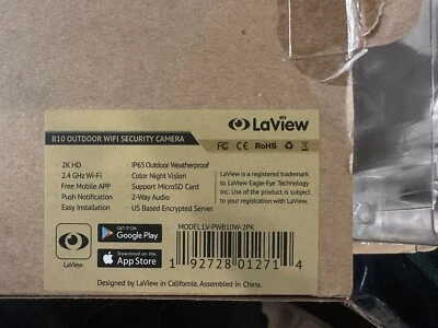 laview security wifi outdoor camera - Image 1 of 3