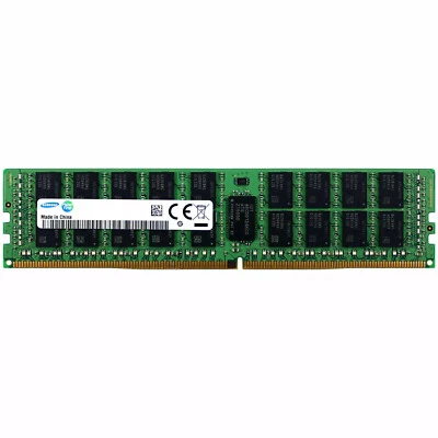 Samsung DDR4 32GB Server RAM 2400MHz ECC REG PC4-2400T-RA1-12-MC0 2Rx4 - Image 1 of 2