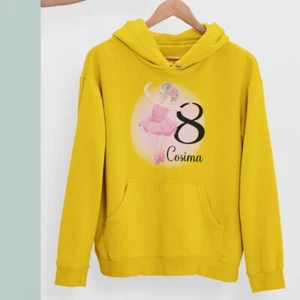 Personalised Your Name Dancing Birthday Age Hoodie Family Friends Party Gifts - Picture 1 of 24