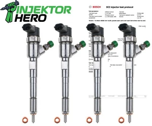 Bosch 4x 0445110183 55197124 Lancia Fiat Opel Astra 1.3 CDTI - Bild 1 von 4