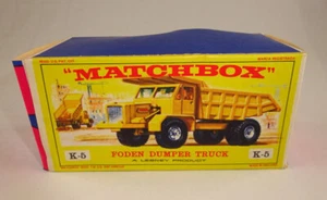 Matchbox Kingsize K-05A Foden Tipper Truck leere originale "E" Box top - Bild 1 von 4