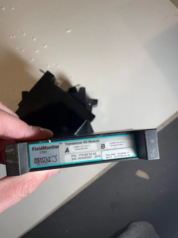 Bently Nevada Field Monitor 1701 Transducer I/O Module 170180-02-00 - Image 1 of 1