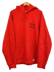 WACKO MARIA HOODIE XL COTTON RED SOLID Used - Picture 1 of 5