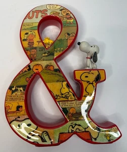 Hallmark Snoopy und Woodstock Ampersand Decoupage Comic-Strip - 11,5" hoch - Bild 1 von 4