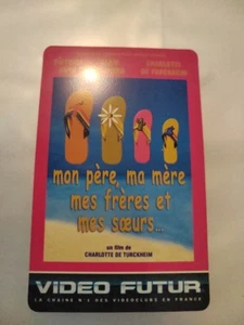 Mon Père Ma Mère Mes Freres Et Mes Sœurs Carte Film Cinéma Vidéo Futur #92 - Imagen 1 de 2
