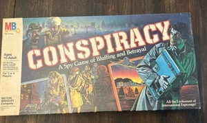 Gioco da tavolo Cospiracy Milton Bradley COMPLETO 1982 - Foto 1 di 3