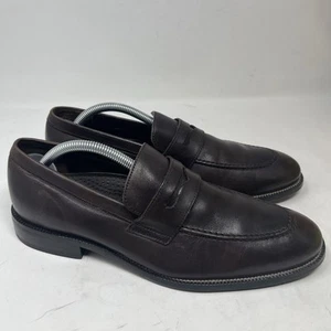 Cole Haan Men's Modern Classics Penny Loafers Dress Shoes Dark Brown, 9 M - Picture 1 of 20