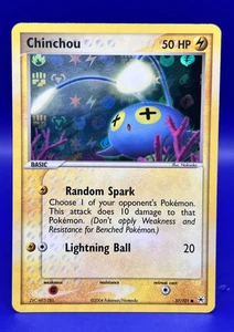 Pokemon Ex Hidden Legends HOLO Chinchou 57/101 NM- - Picture 1 of 9