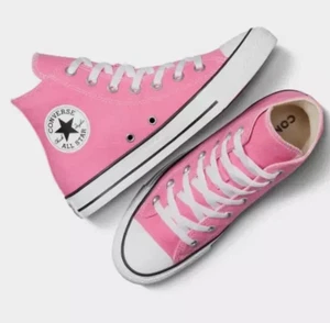 NUEVO Zapatos Para Mujer Converse Chuck Taylor All Star Hi A05590F Oops Rosa A08136F - Imagen 1 de 5