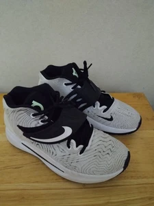 Nike KD 14 TD Kevin Durant Shoes White Black Vapor Green Men's Size 8 DA7850-100 - Picture 1 of 12