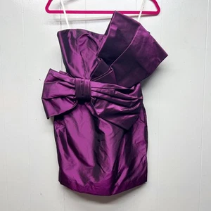 Marchesa Notte Designer Women's 100% Silk Dress Size 2 - Picture 1 of 11