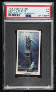 1908 Ogden's Records the World Tobacco Statue of Liberty Largest in PSA 3 07r2 - Picture 1 of 3