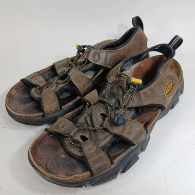 keen Mujer Talla 10 Zapatos Marrón Cuero Impermeable Sandalias Atléticas Foto 1 de 4