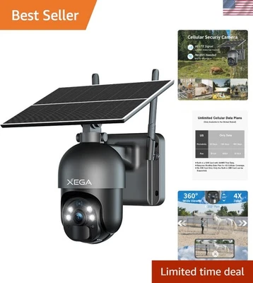 Cámara Solar Clasificada con Vista 360° y Tecnología Inteligente de Detección de Movimiento Foto 1 de 4