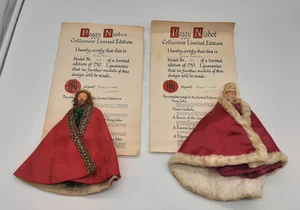 2 Peggy Nisbet Dolls King John & Queen Isabella with Certificates RARE - Picture 1 of 8