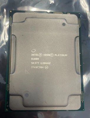Intel Xeon Platinum 8180M 28-Core 38.5M 14nm SR37T 2.5GHz CPU Processor - Image 1 of 2