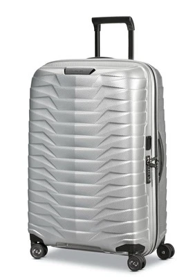Samsonite Proxis Medium Spinner Suitcase Luggage, Silver - Image 1 of 4