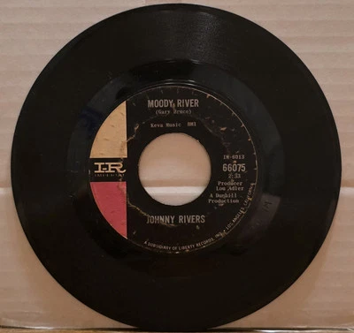 Johnny Rivers - Moody River; Mountain of Love - Vinyl Record 45 RPM 7" - Image 1 of 2